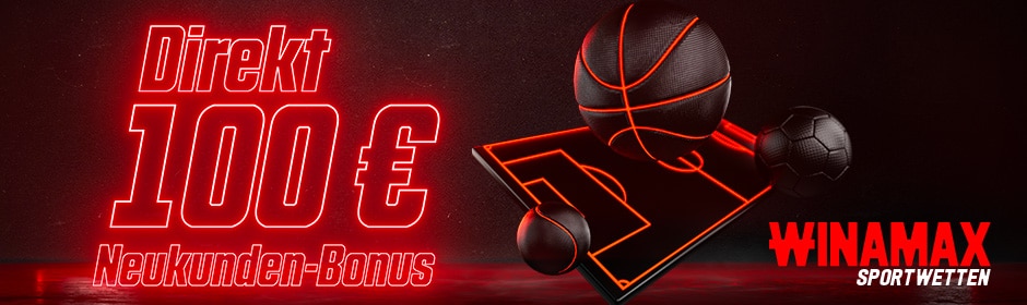 Winamax 100 € Neukundenbonus