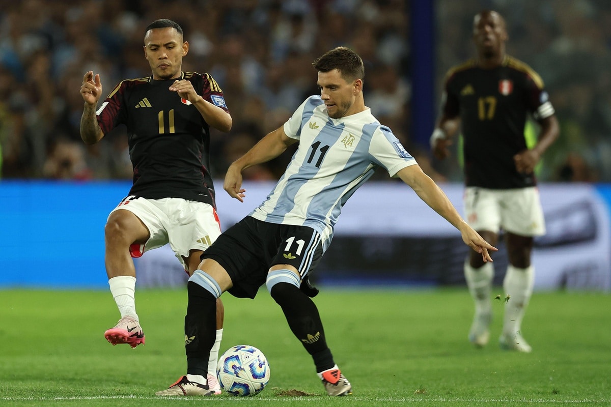 Argentinien Brasilien Tipp Bild zeigt Giovani Lo Celso © Alejandro Pagni / Alamy Stock Photo