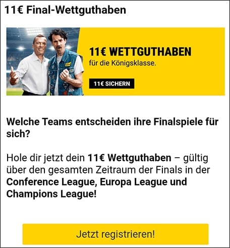 Interwetten Gutschein code 11€ Gratis Wettguthaben