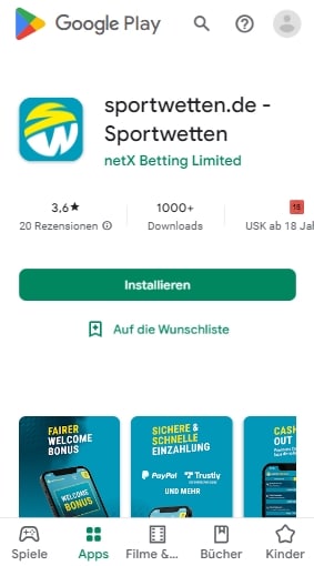 Sportwetten.de Mobile
