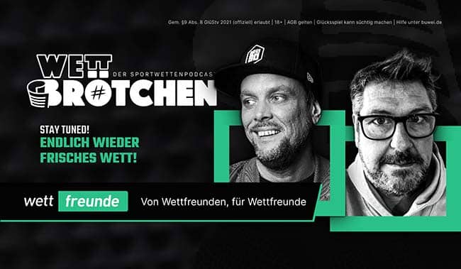 Wettfreunde Podcast Wettbrötchen Grafik